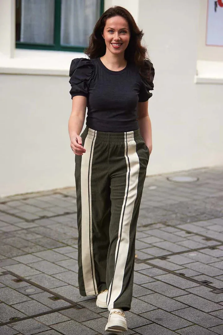 Nikisha Cord Pant - Khaki - CHARLO