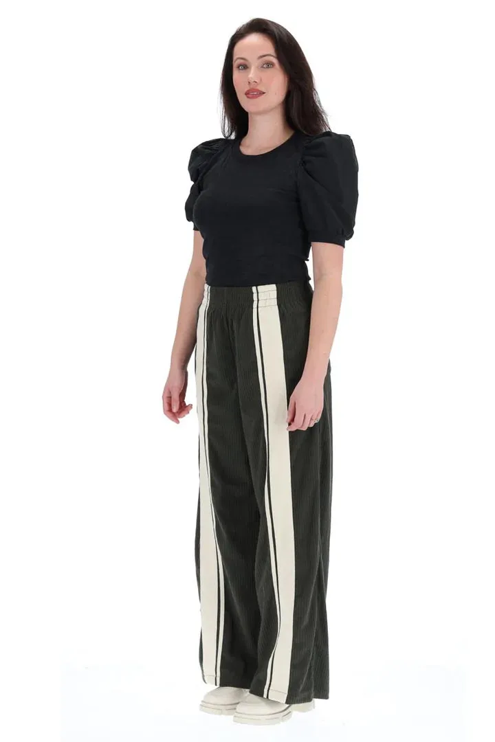 Nikisha Cord Pant - Khaki - CHARLO