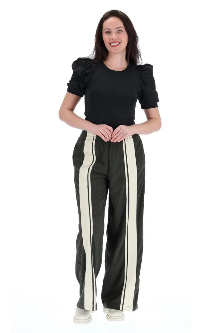 Nikisha Cord Pant - Khaki - CHARLO