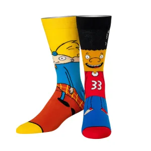 ODD Sox "Arnold & Gerald" Cotton Blend Crew Socks