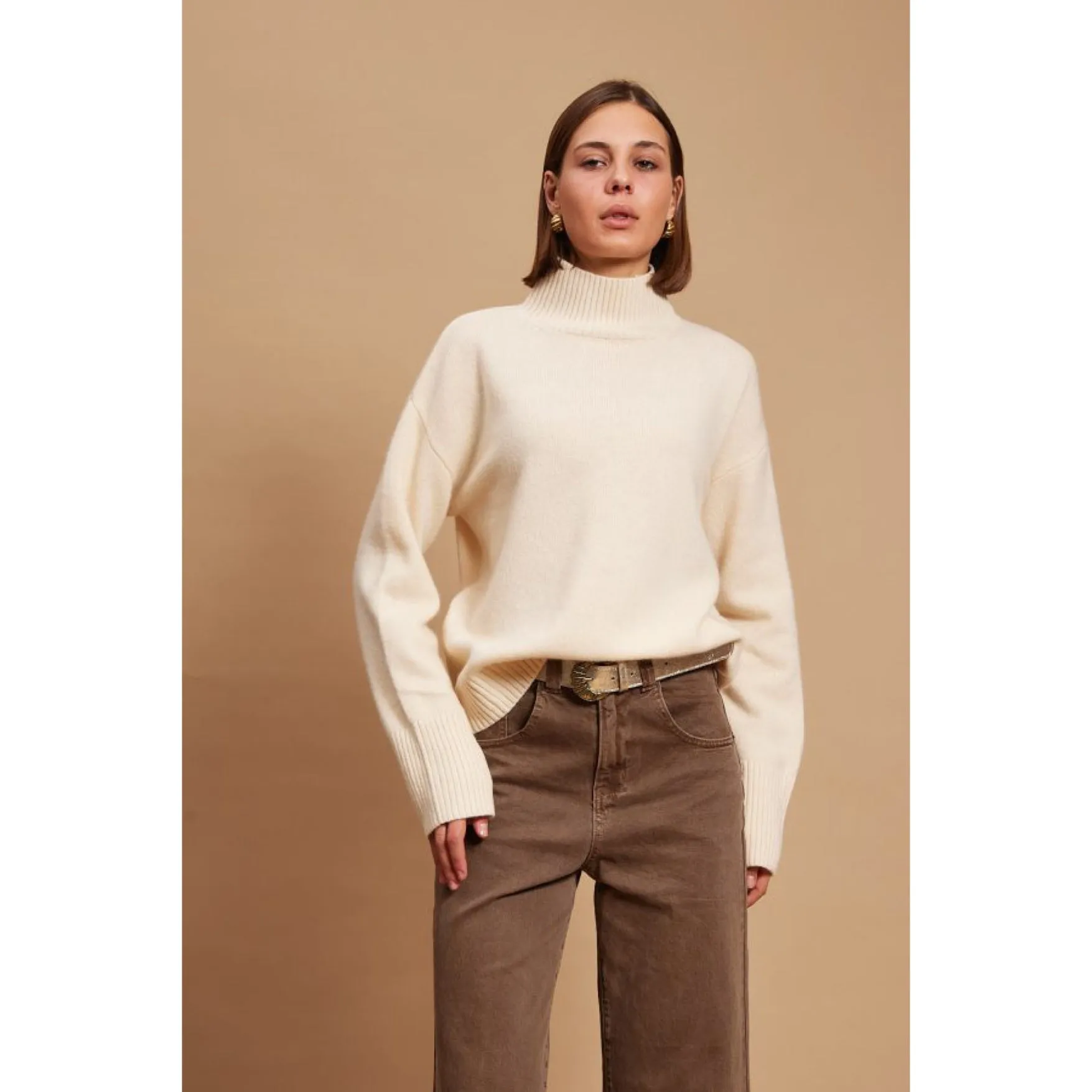 On Trend Lennon Turtleneck Jumper