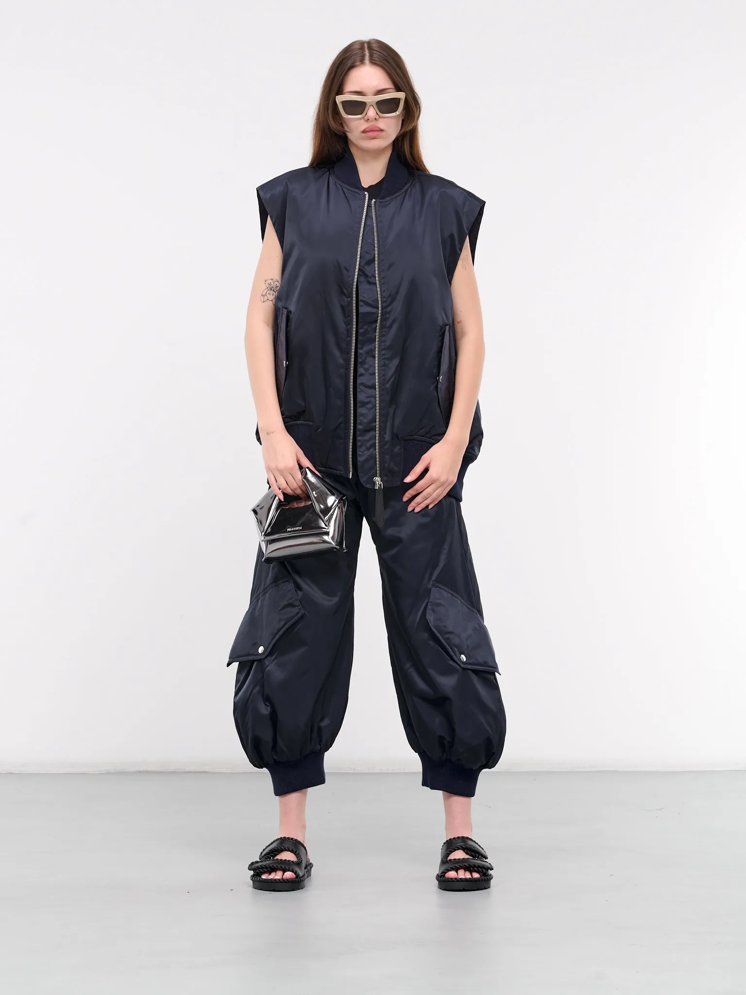 Padded Cargo Trousers (TR0353-PG1535-NAVY)