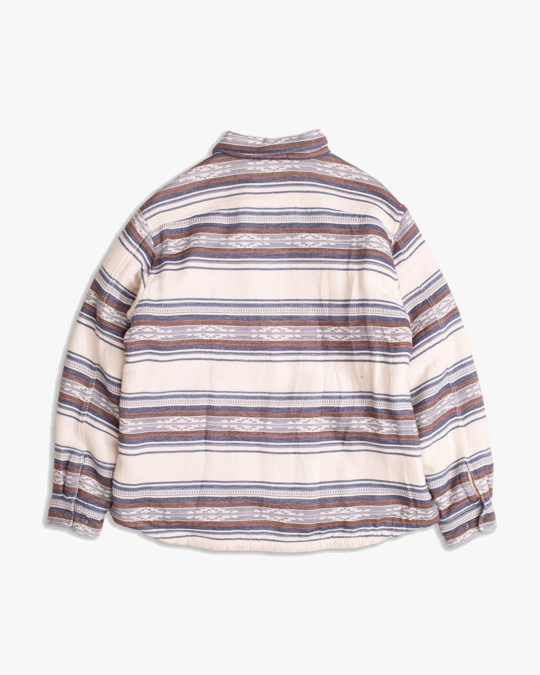 Pendleton Bay City Sherpa Lined Overshirt - Saltillo Stripe