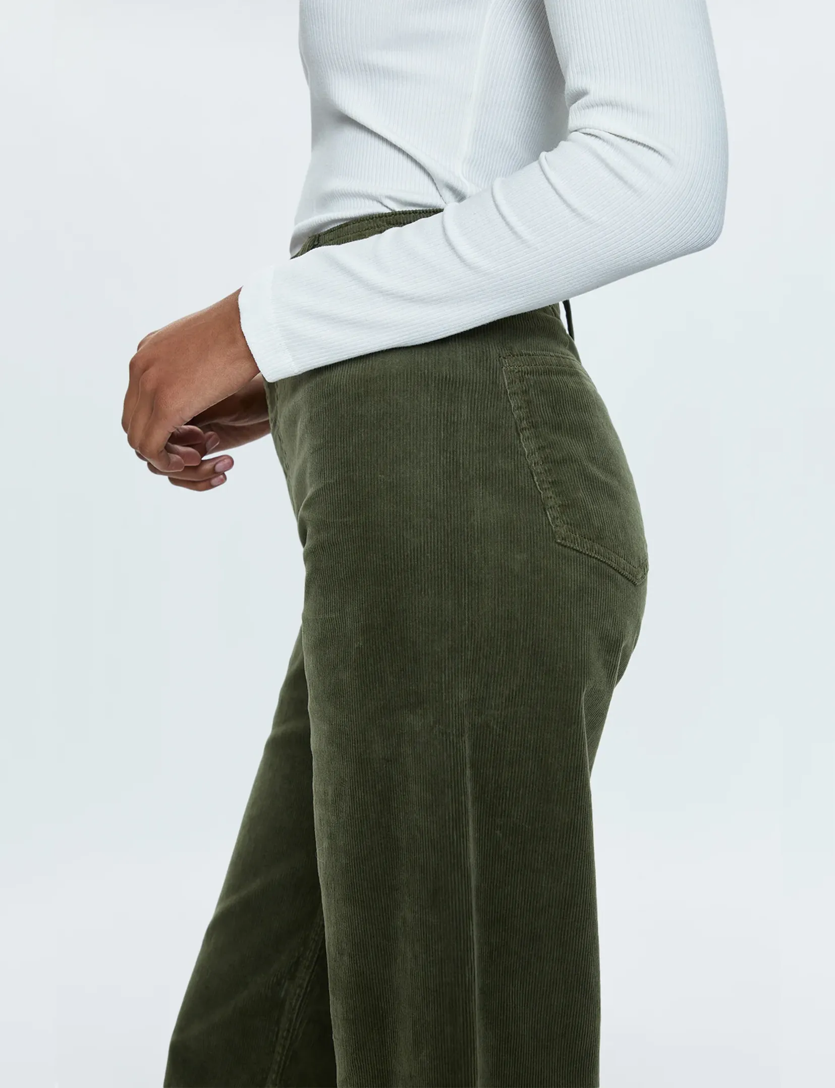 Penny Crop High Rise Wide Leg, Martini