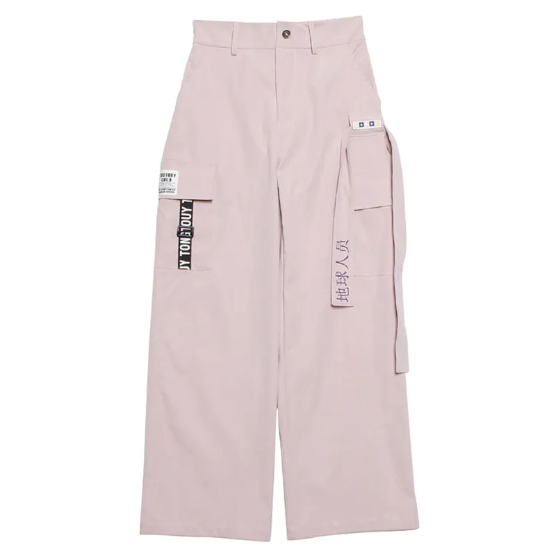 Pink Cargo Pants  KF9266