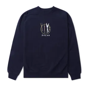 Polar Gang Crewneck, Navy