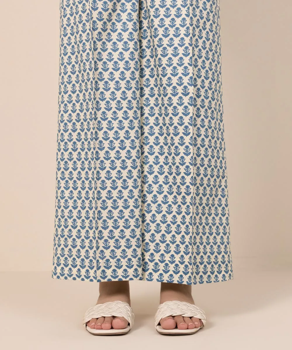 Printed Cotton Viscose Culottes