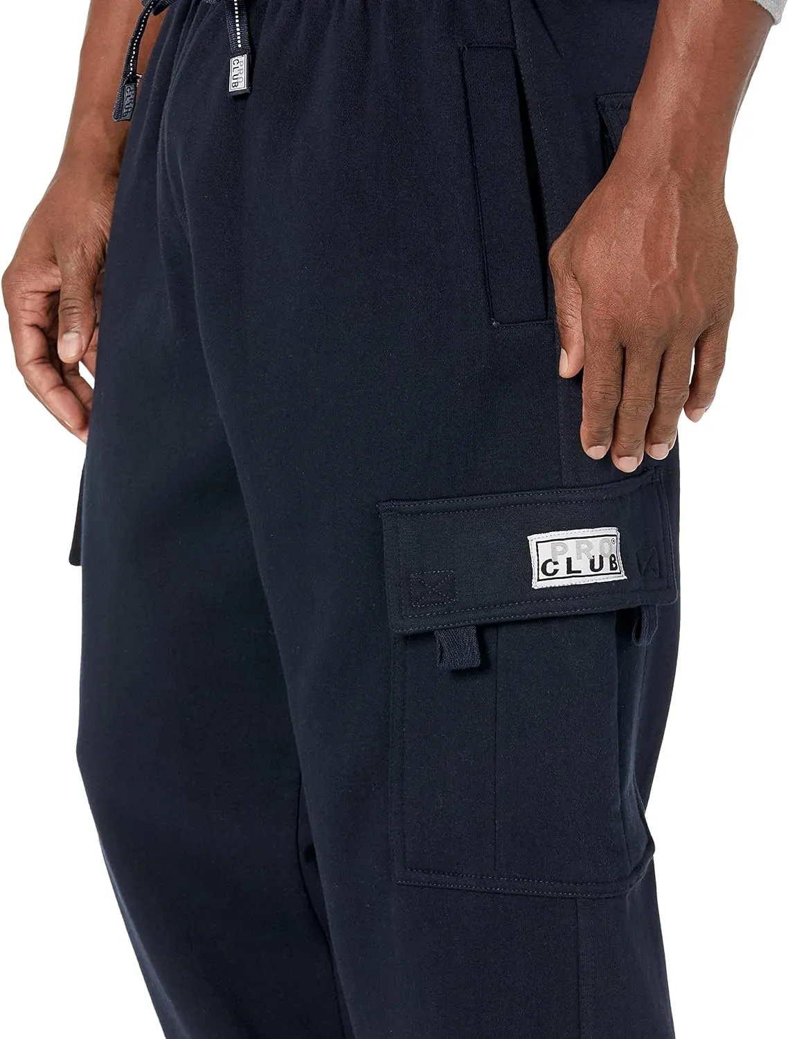 Pro Club Men's Heavyweight Fleece Cargo Pants