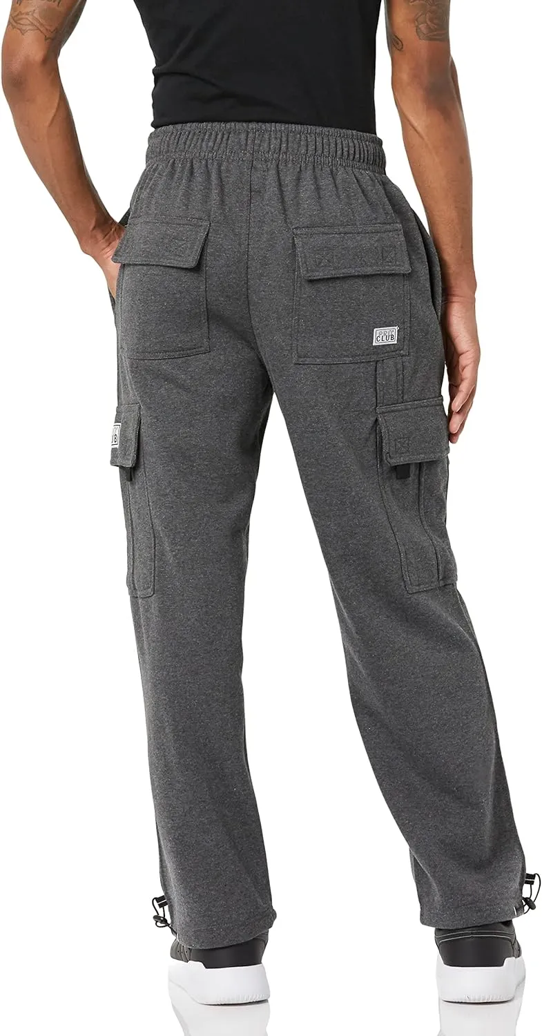 Pro Club Men's Heavyweight Fleece Cargo Pants