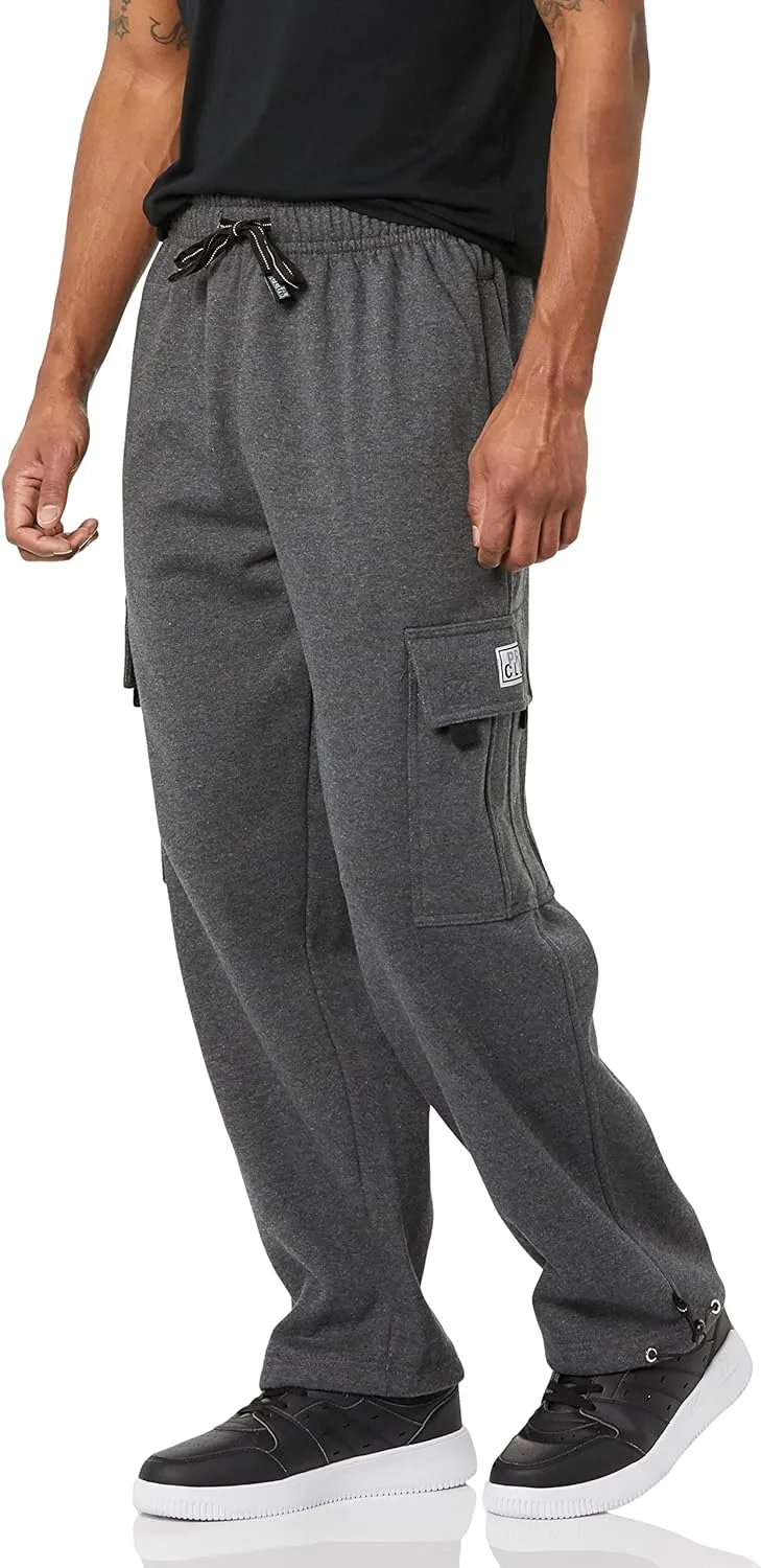 Pro Club Men's Heavyweight Fleece Cargo Pants