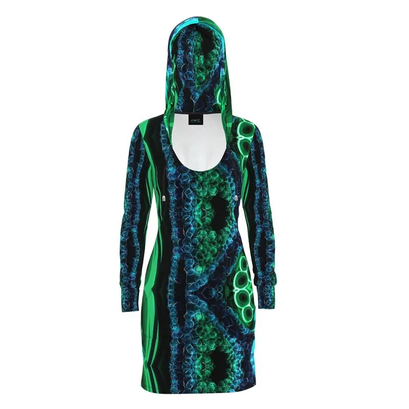 "Malachite" Hoody Dress