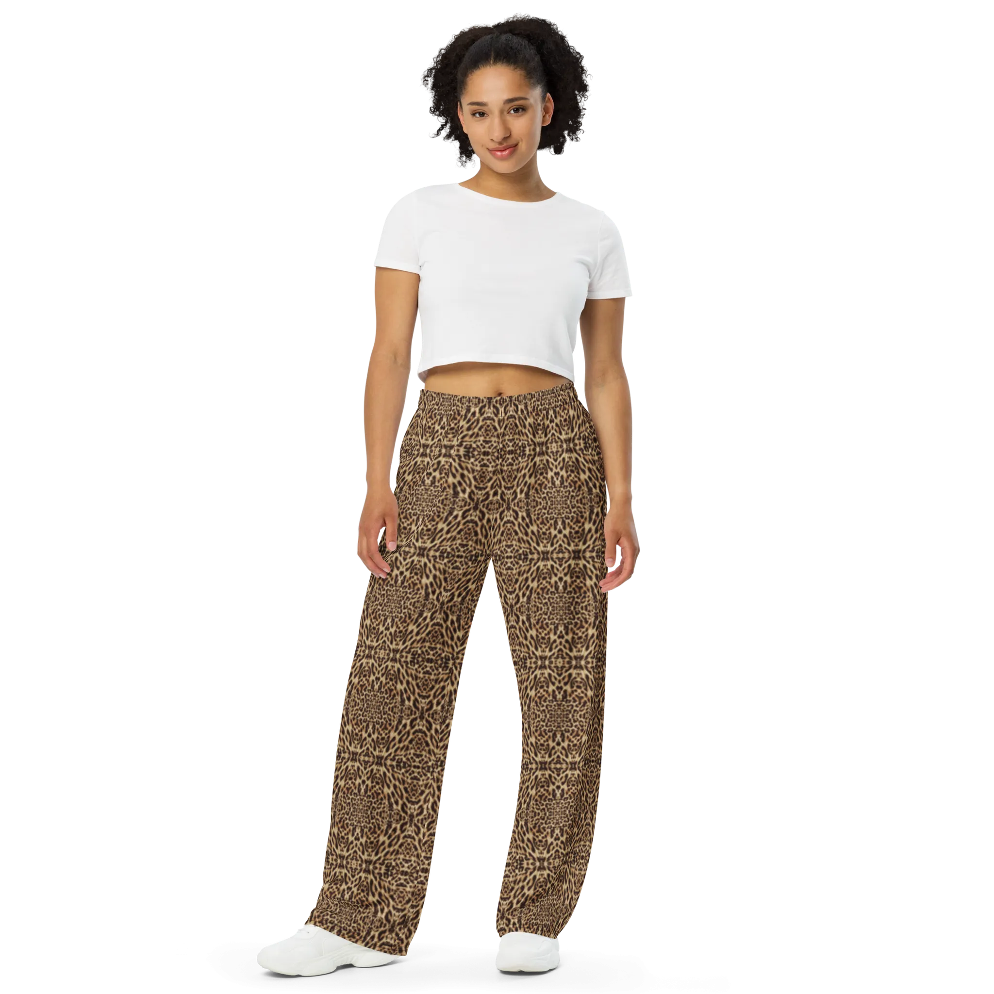 Recursia Contemplative Jaguar I Women's Wide Leg Pants