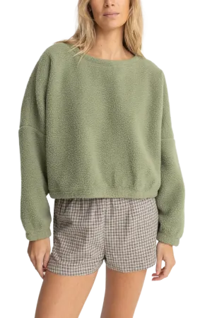 RHYTHM Women's Jyoti Reverse Fleece Sage