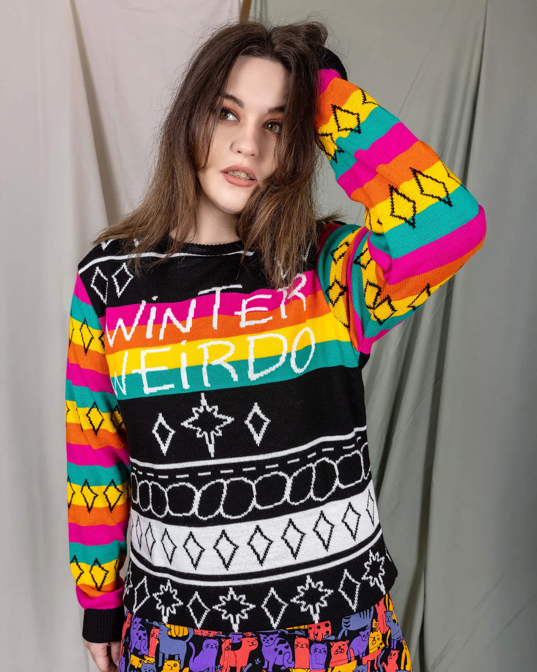 Run & Fly x Katie Abey Winter Weirdo Jumper