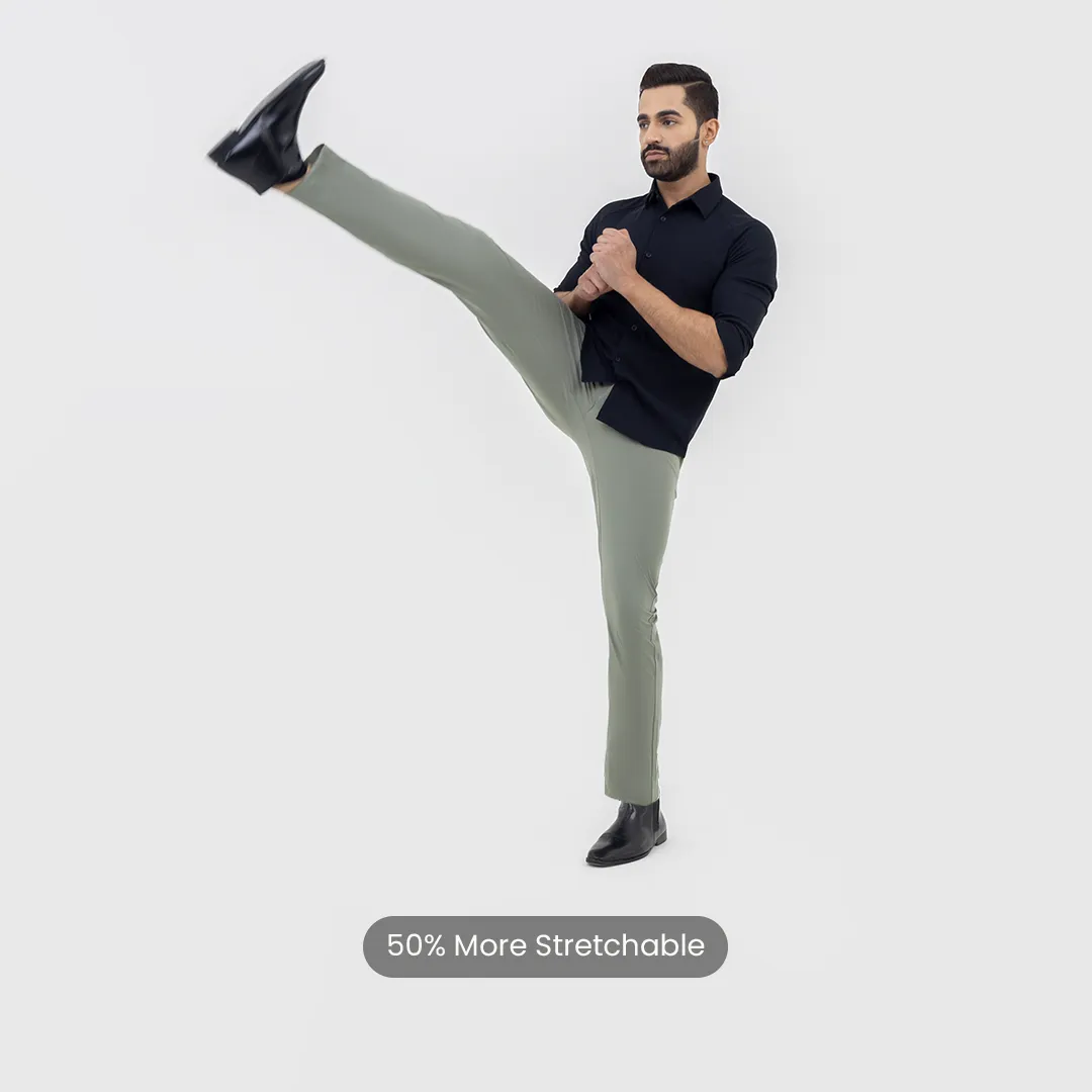 Shadow Green Tech Chinos