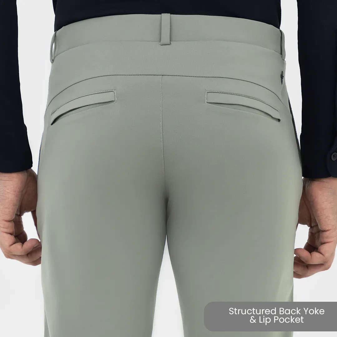 Shadow Green Tech Chinos