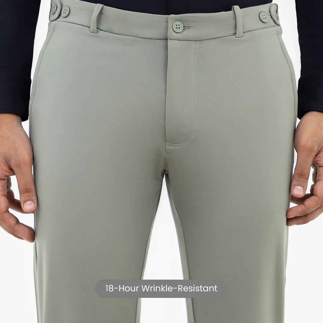 Shadow Green Tech Chinos