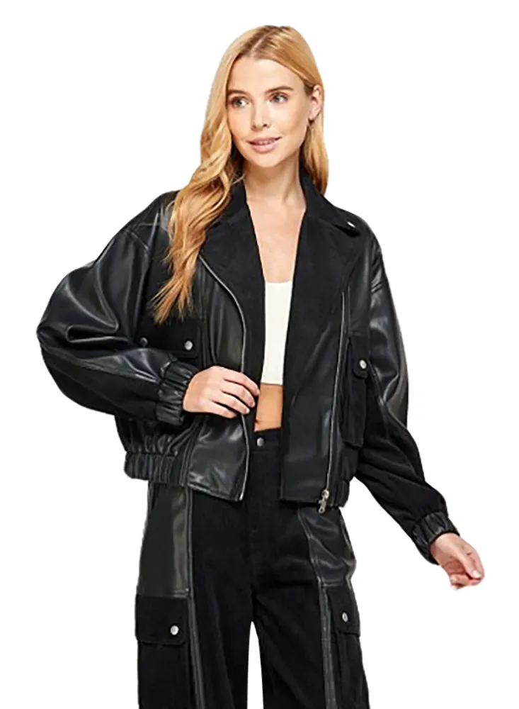 Signature 8 Women's Hybrid Biker Jacket