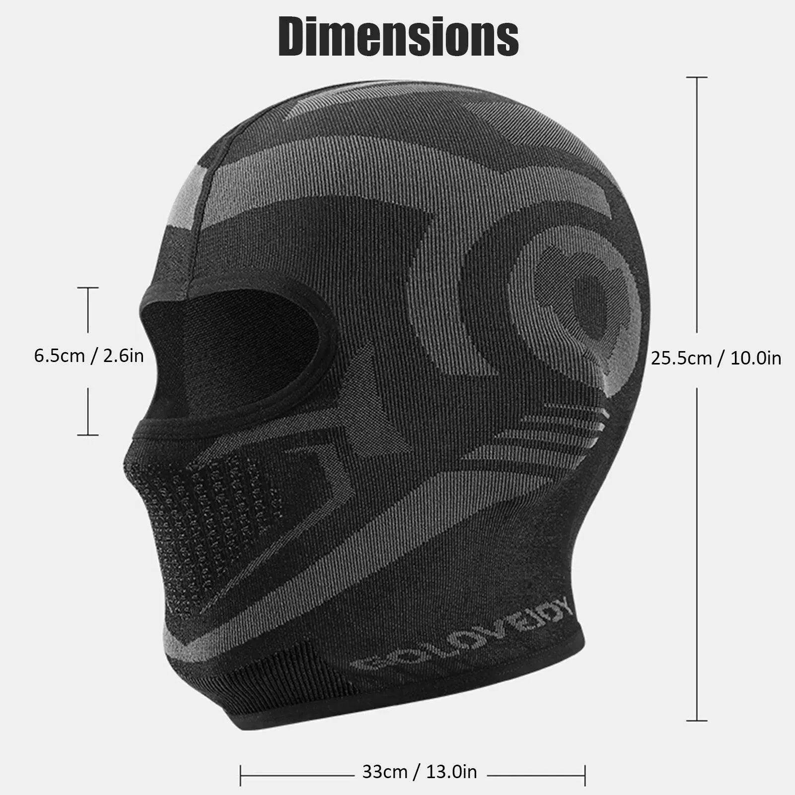 Ski Cap Windproof Dustproof Thermal Face Cover Neck Gaiter Skiing Snowboarding Motorcycling for Men Women