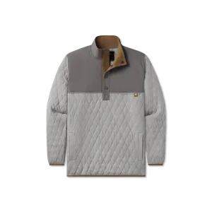 Southern Marsh Bighorn Quilted Pullover - Light Gray