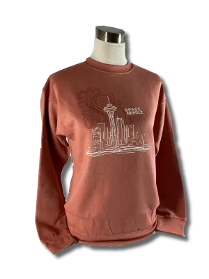 Space Needle Seattle Skyline Sweatshirt