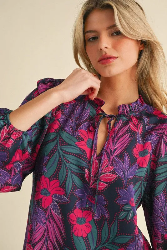 Stella Floral Print Top