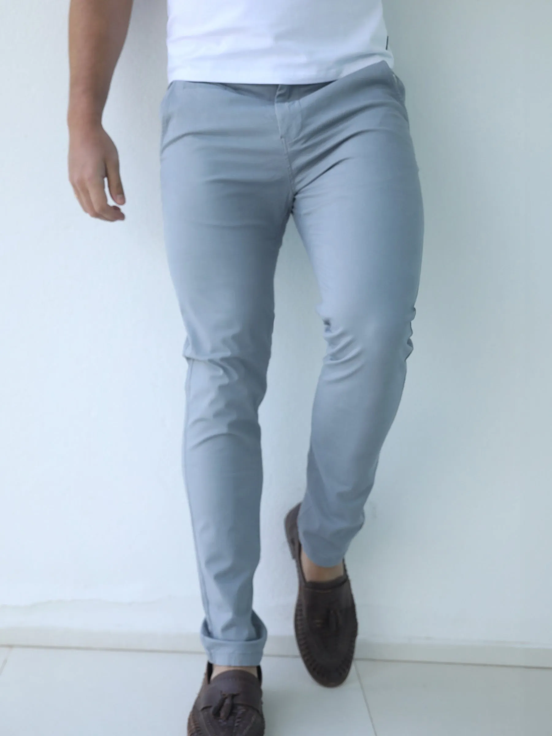 Stretch Chinos - Grey