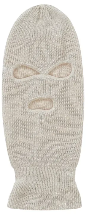 Supreme Lurex 'Taupe' Balaclava