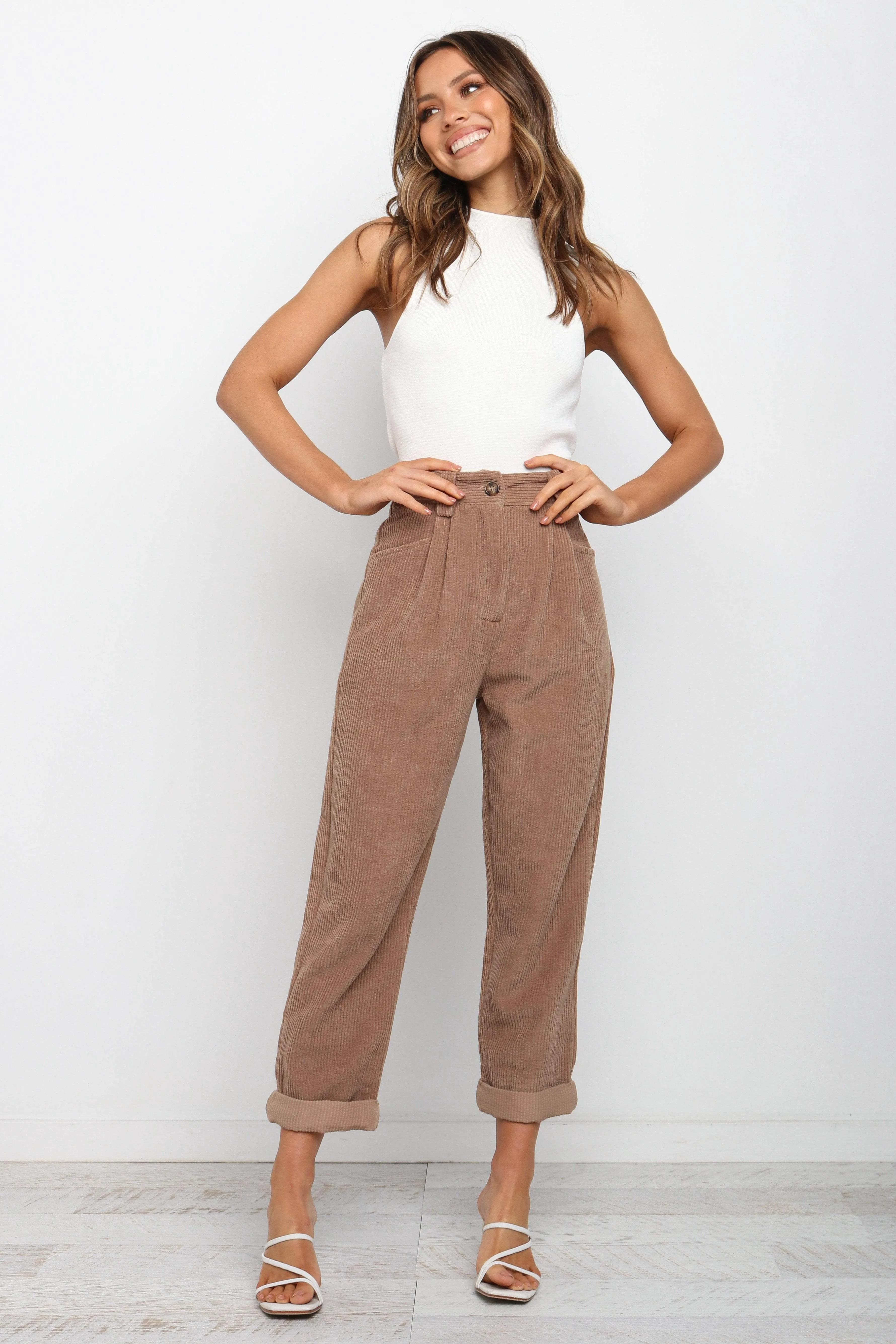 Talaren Cord Pant - Brown