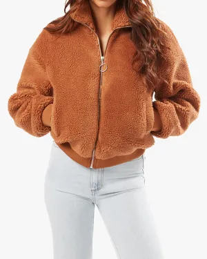 Teddy Sherpa Bomber Jacket