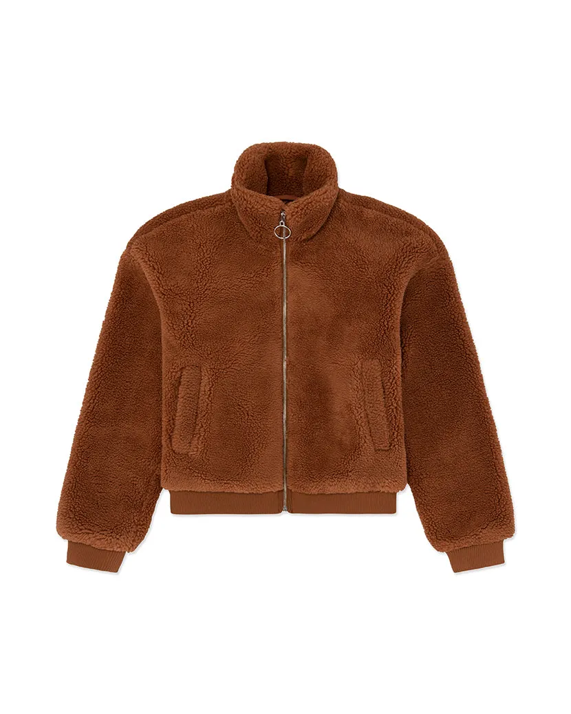 Teddy Sherpa Bomber Jacket