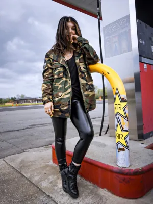 The Esther Oversize Camo Jacket