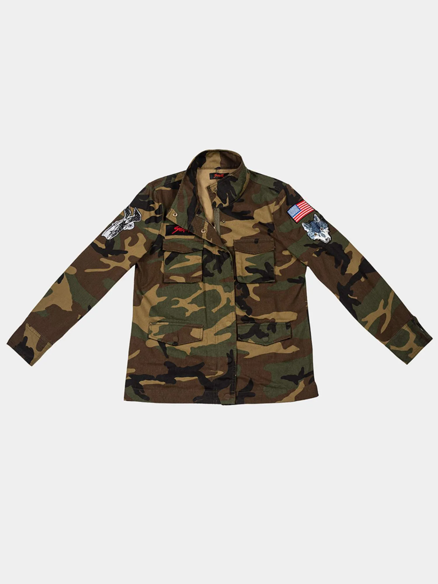 The Esther Oversize Camo Jacket