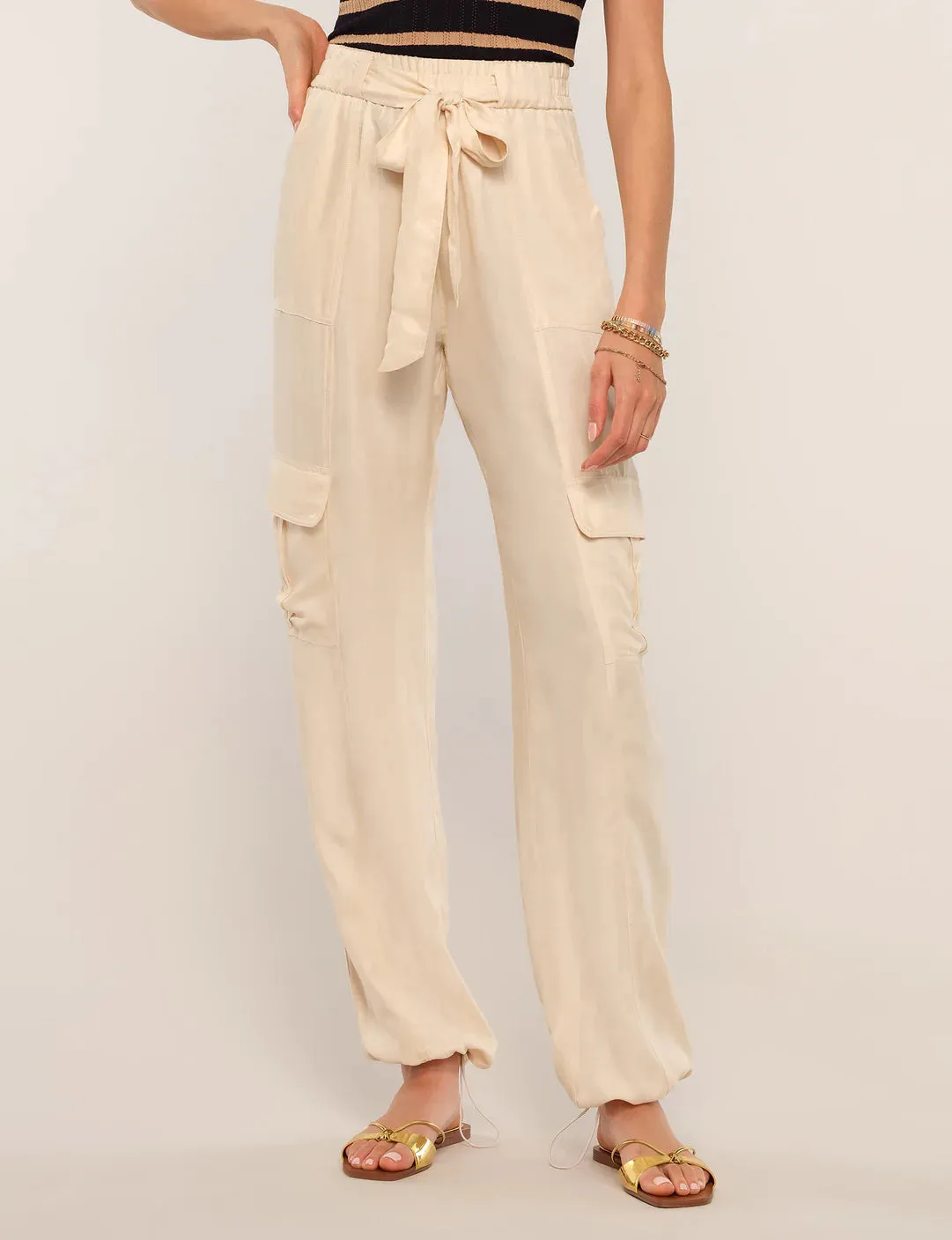 The Jette Cargo Pant by Heartloom - Ivory