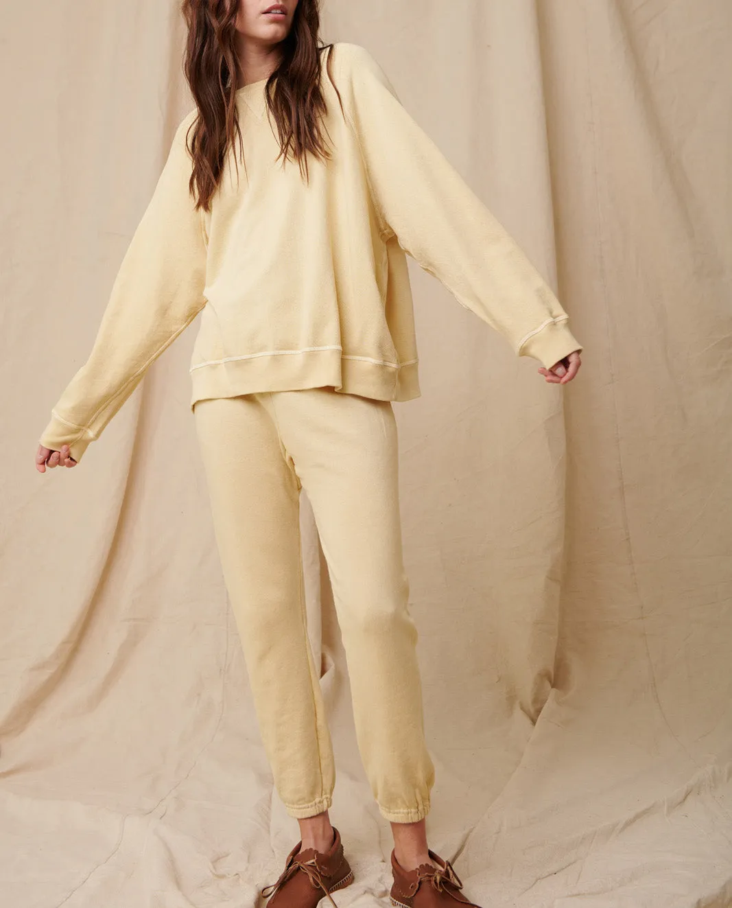 The Slouchy Sweatshirt, Light Lemon