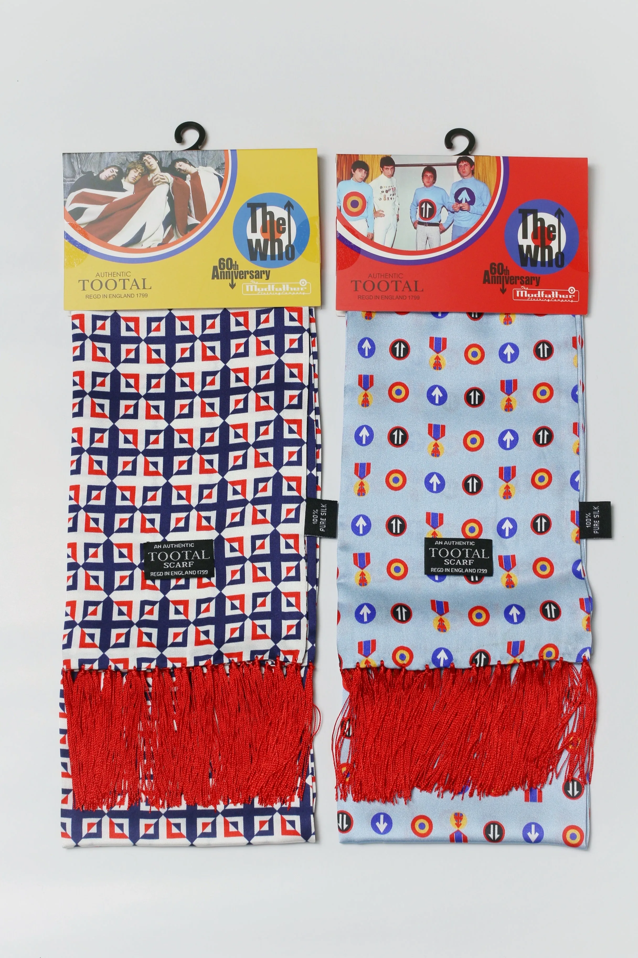 The Who x Modfather Clothing - Tootal Exclusive Happy Jack - Silk Scarf