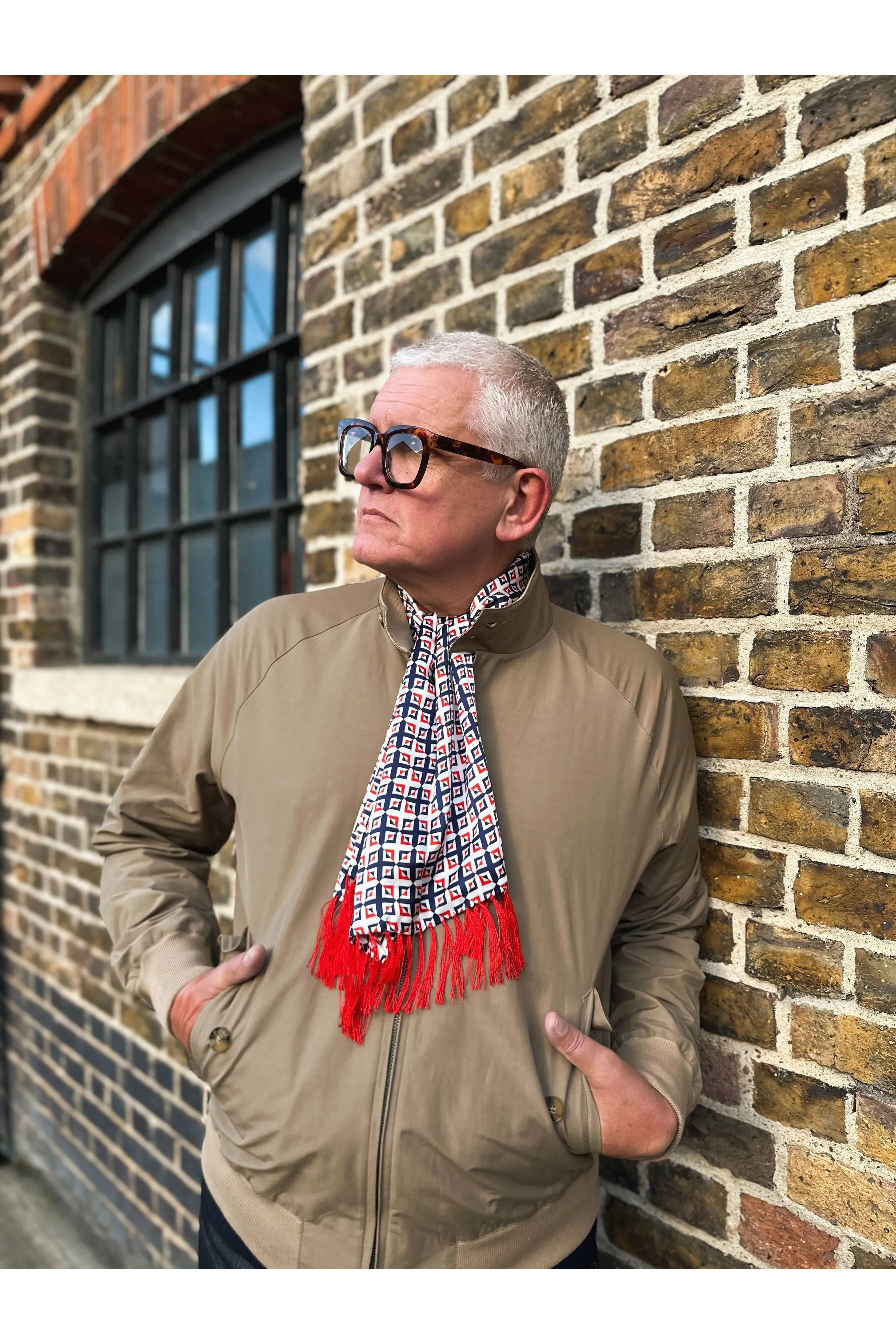 The Who x Modfather Clothing - Tootal Exclusive Happy Jack - Silk Scarf