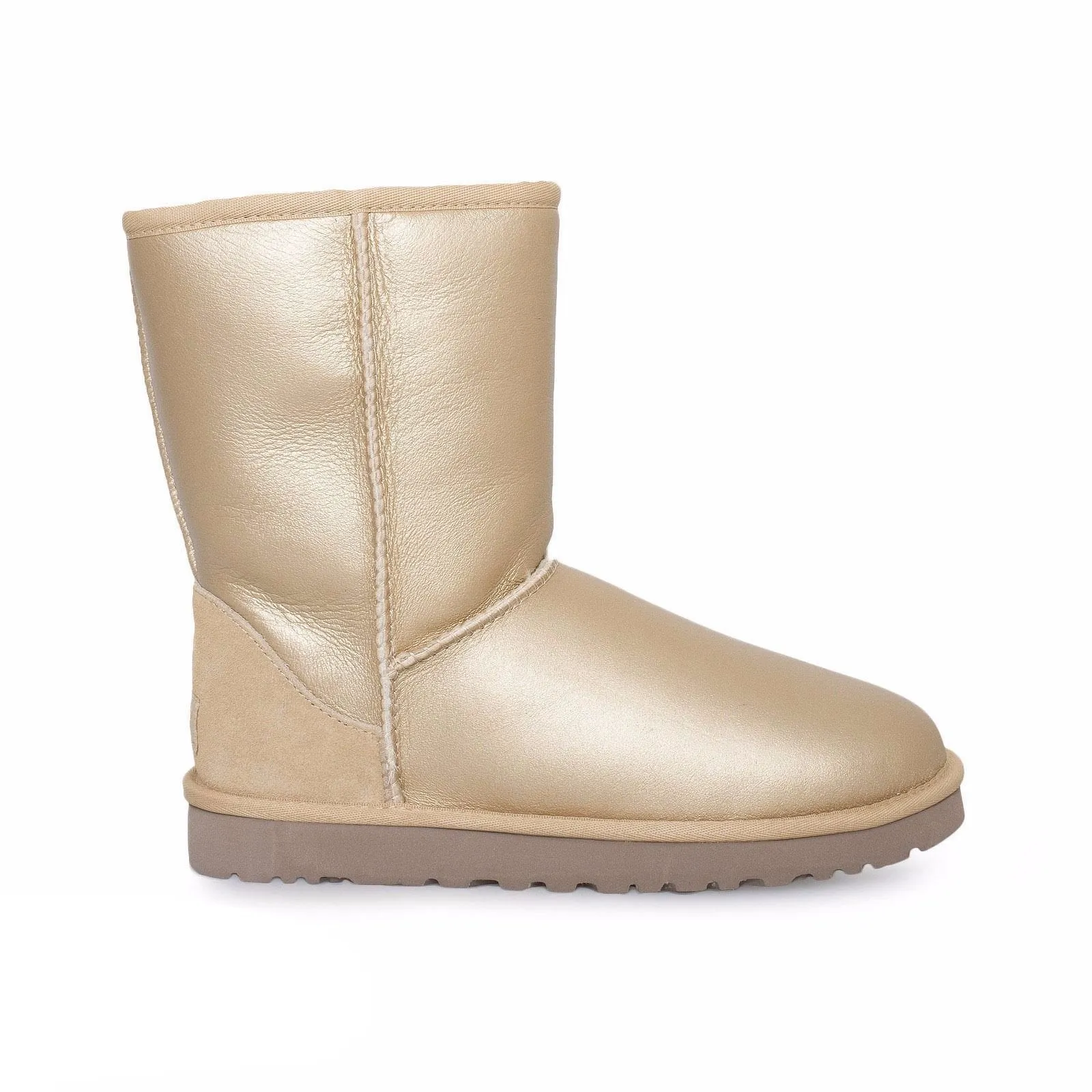 UGG Classic Short Metallic Gold Boots