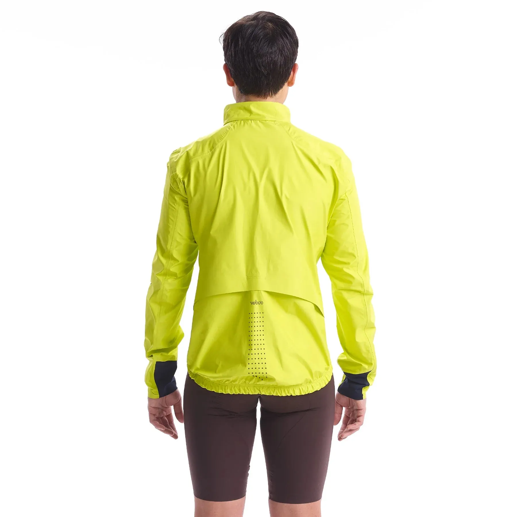 VELOCIO MENS ULTRALIGHT RAIN JACKET CITRON