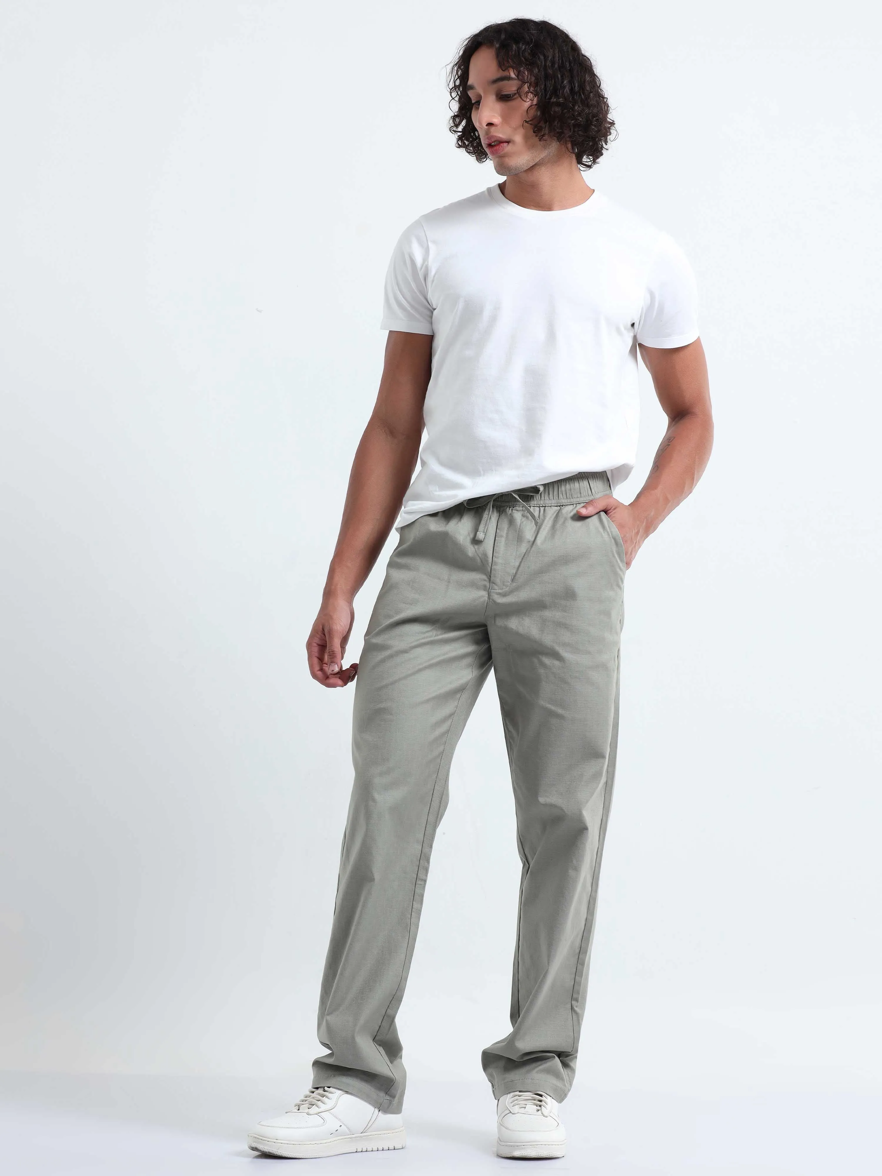 Verve Structural Olive Relaxed Pants