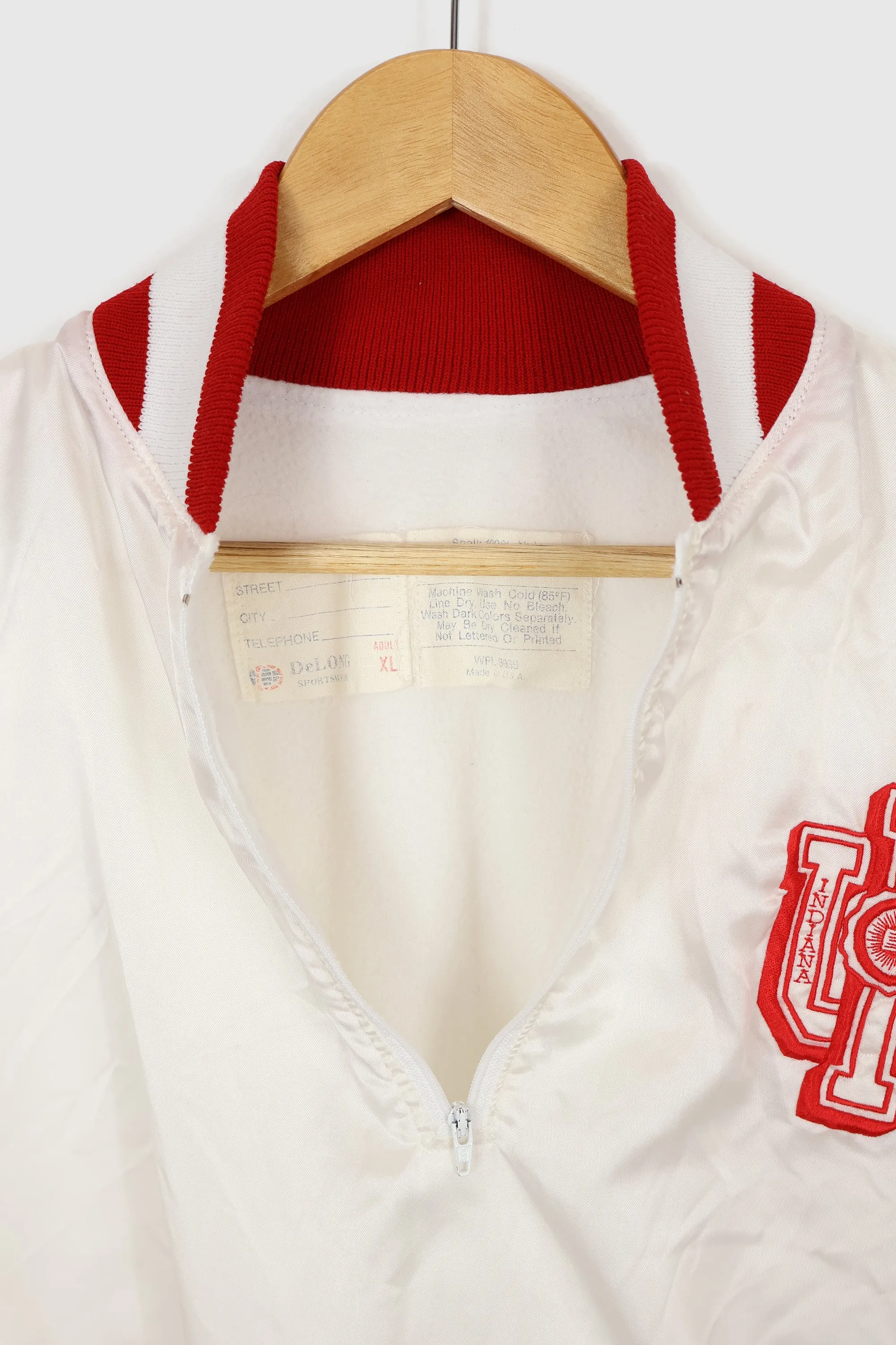 Vintage University of Indiana Quarter Zip Jacket