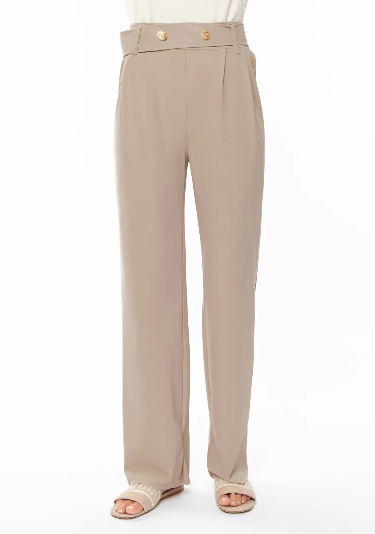 VITORIA Wide Leg Stretch Pants sahar