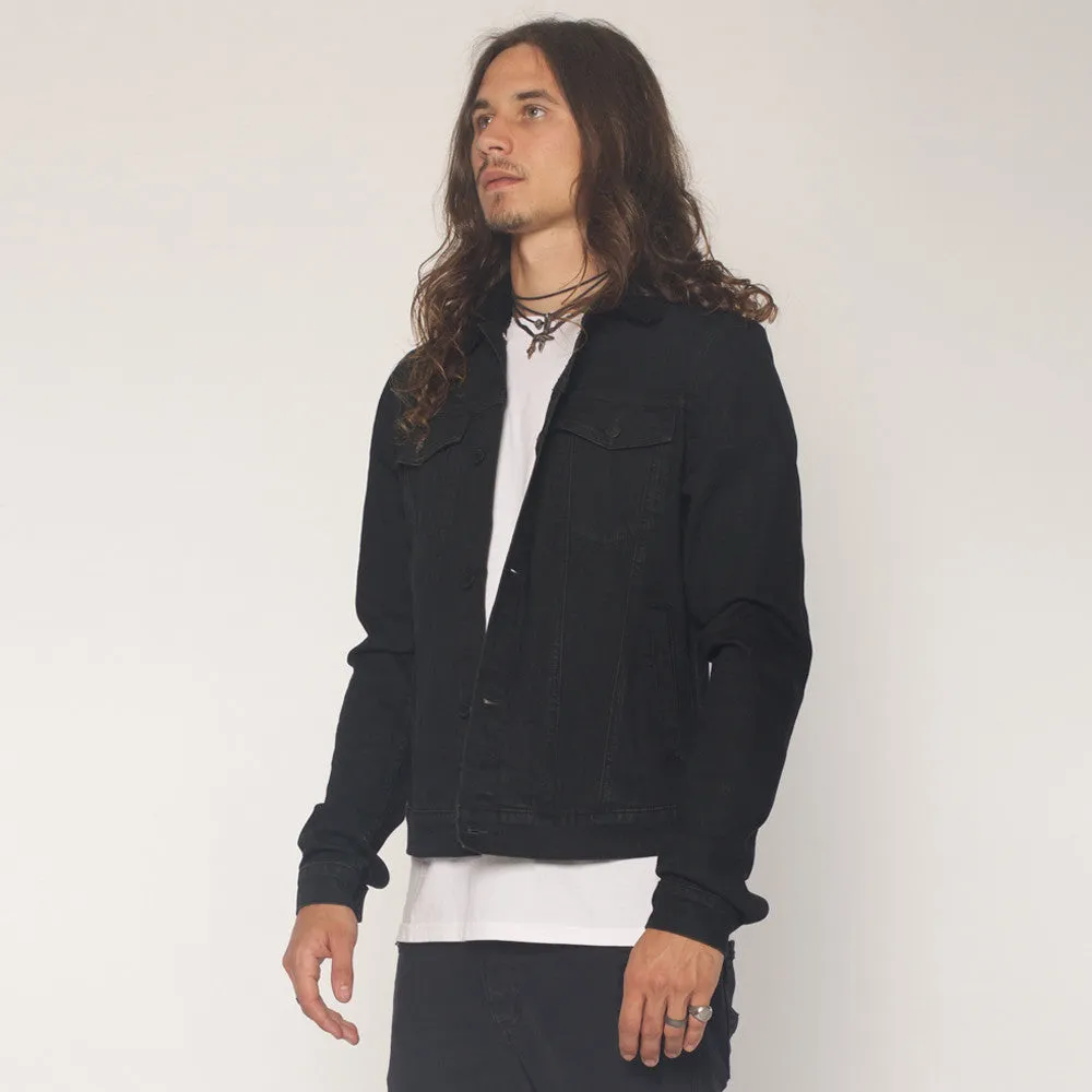 WANDERER SHERPA JACKET - FADED BLACK