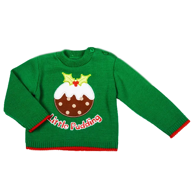 Watch Me Grow Xmas Jumper Pudding