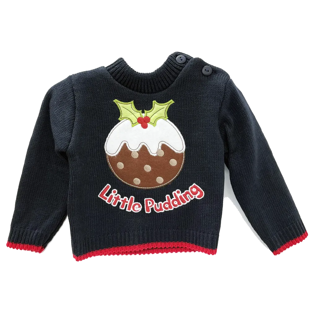 Watch Me Grow Xmas Jumper Pudding