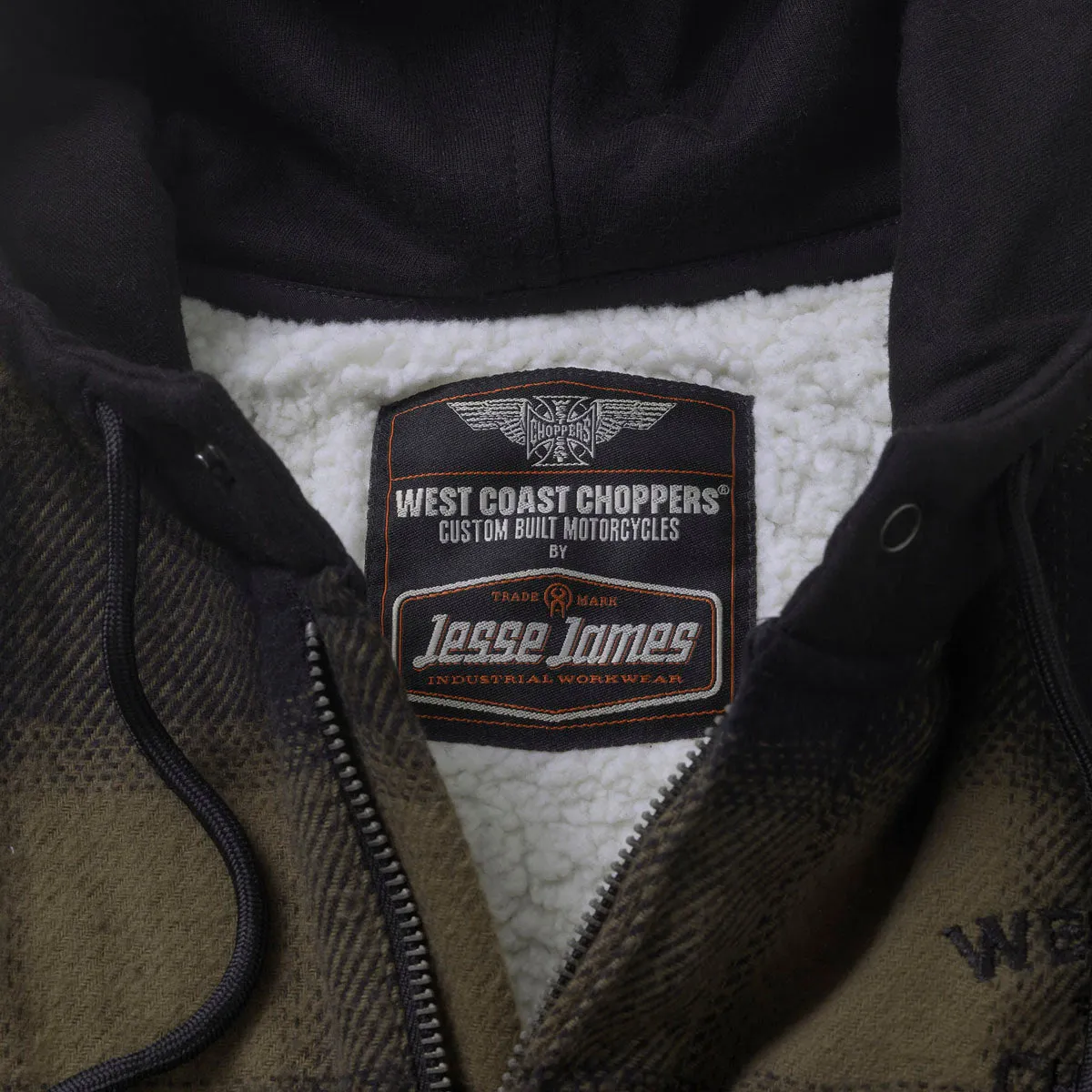 WCC HELL BENT FLANNEL JACKET - OLIVE/BLACK