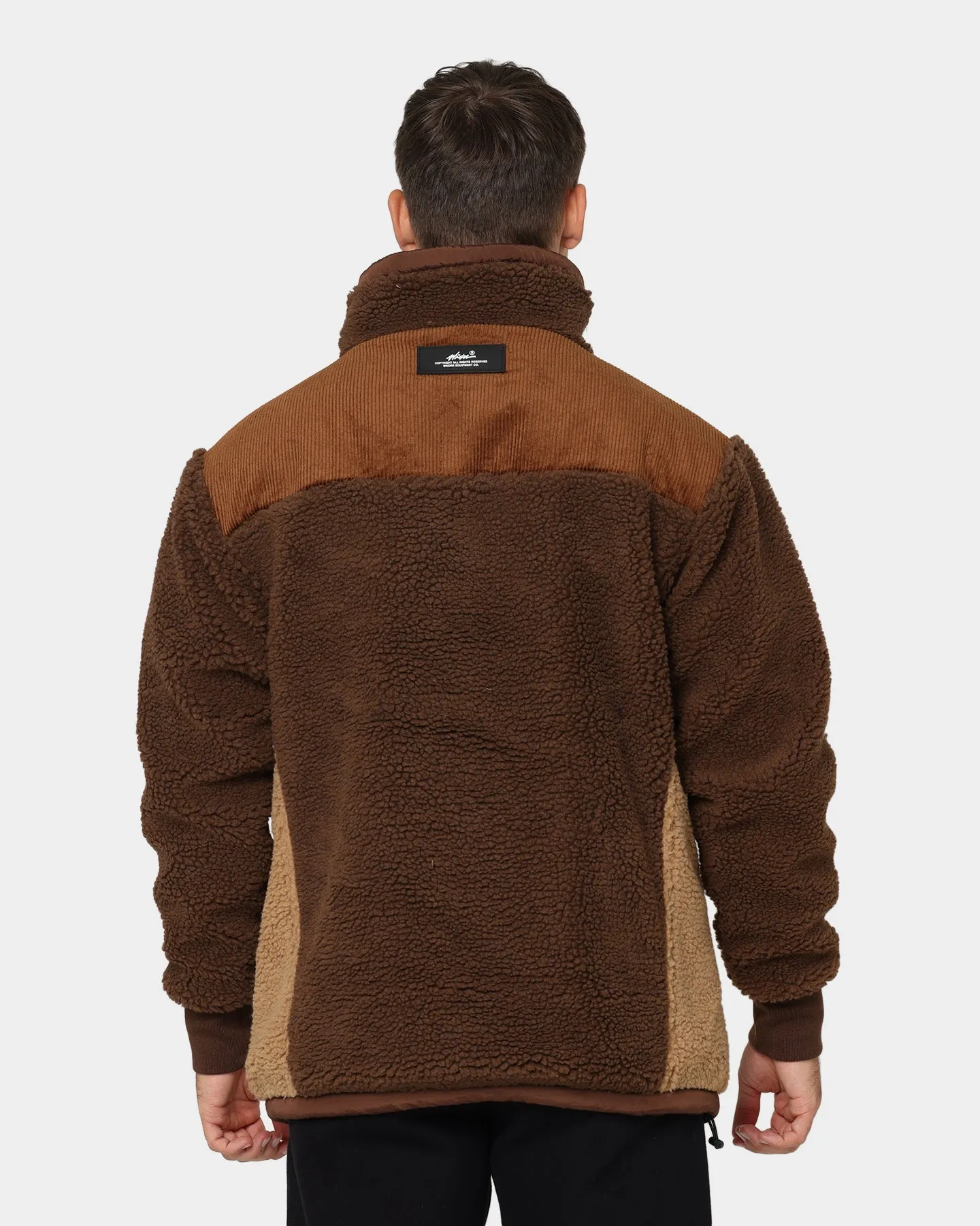 WNDRR Edwards Sherpa Jacket Brown/Tan