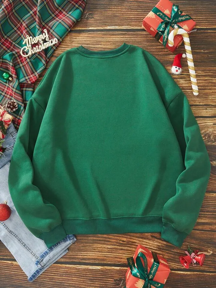 Women Christmas Movie Watching Christmas pullover sweater