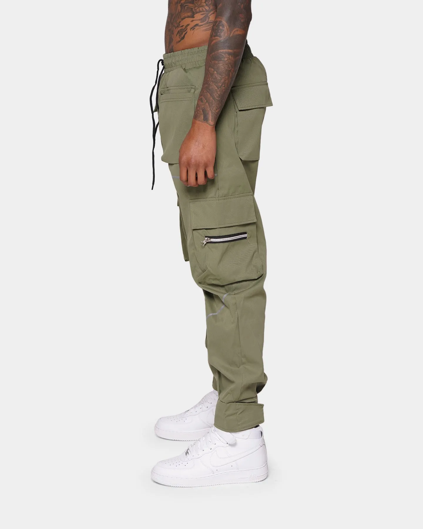 XXIII Manche Green Pants Khaki